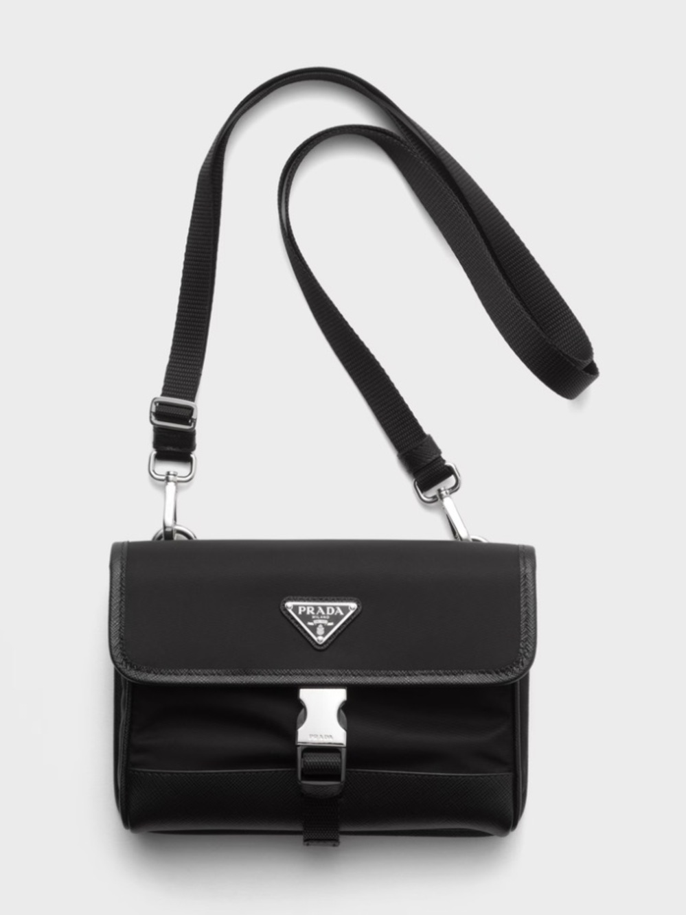 Prada Re-Nylon and Saffiano leather smartphone case